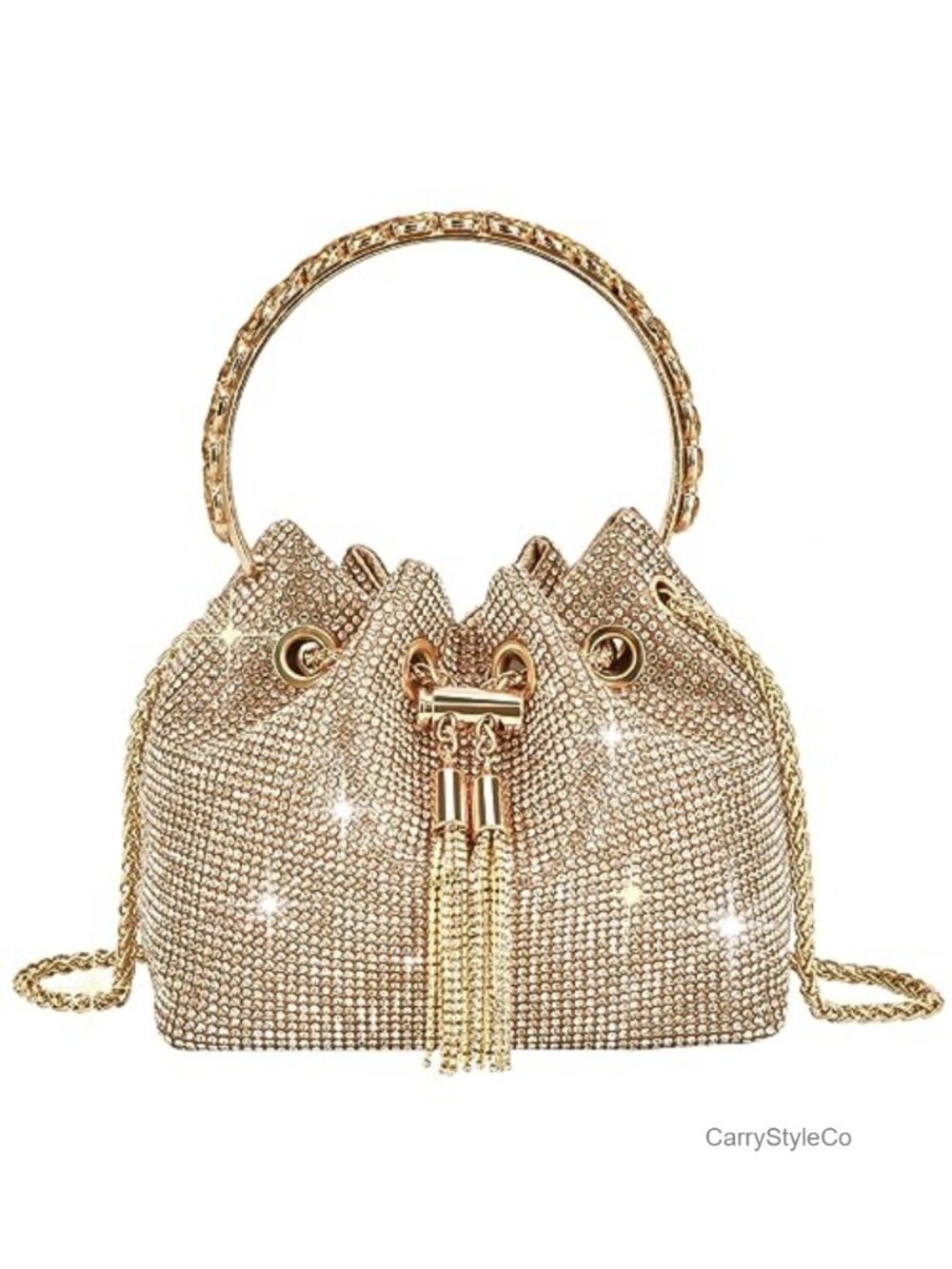 Rhinestone Evening Bag Bling Clutch Sparkly Diamond Wristlet Crossbody Purse